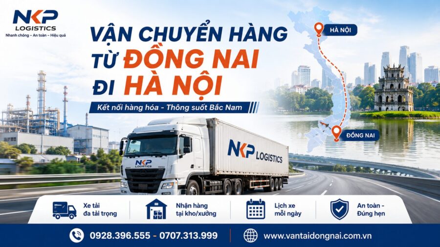 Vận chuyển hàng từ Đồng Nai đi Hà Nội