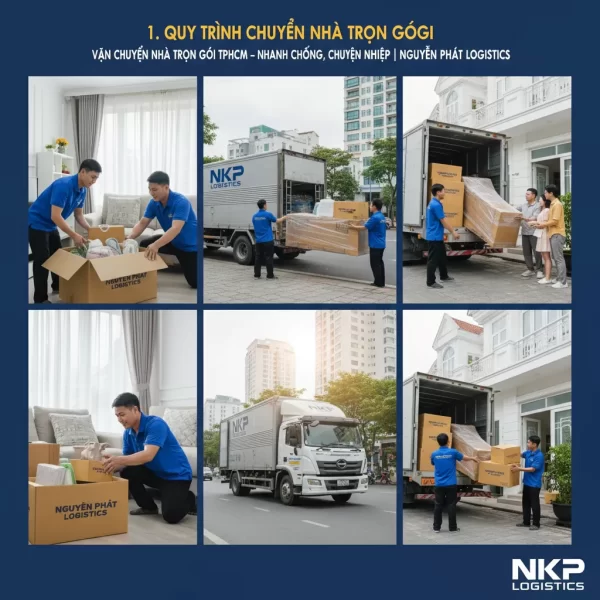 1. Quy trình chuyển nhà trọn gói