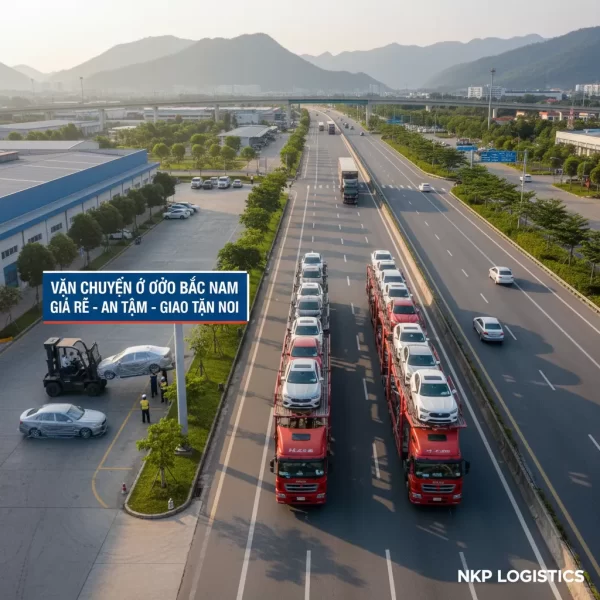 Dựa trên tiêu đề 'Vận Chuyển Ô Tô Bắc Nam | Giá Rẻ – An Toàn – Giao Tận Nơi', đây là 6 từ khóa ảnh độc đáo: