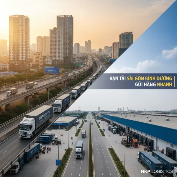 3. Dòng chảy logistics giữa đô thị Sài Gòn và khu công nghiệp Bình Dương.