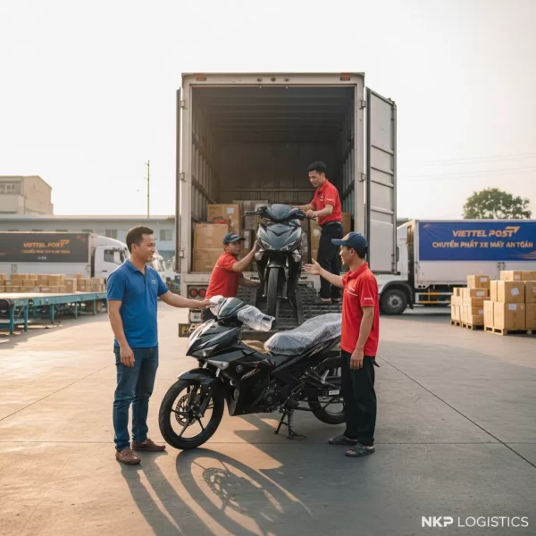 3. Khách hàng nhận xe máy nguyên vẹn từ Viettel Post