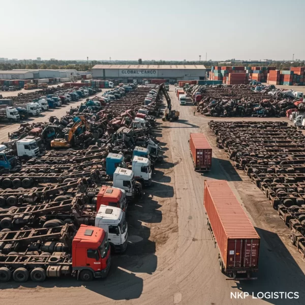 2.  Bãi phế liệu xe đầu kéo