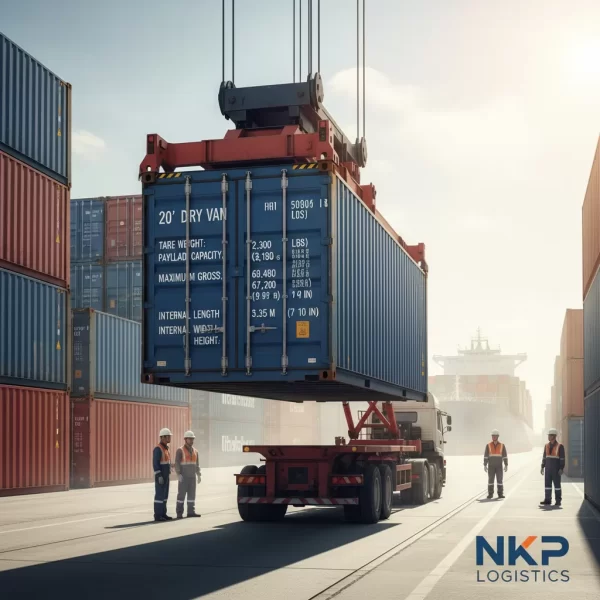 1.  Thông số kỹ thuật container 20 feet