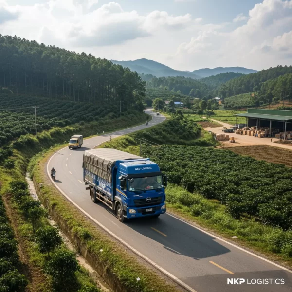 1. Xe tải trên cung đường Đắk Nông