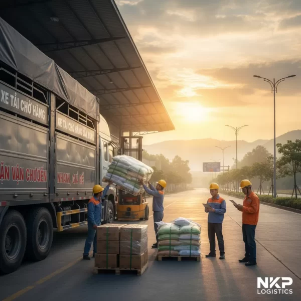 3. Bốc dỡ hàng hóa lúc bình minh