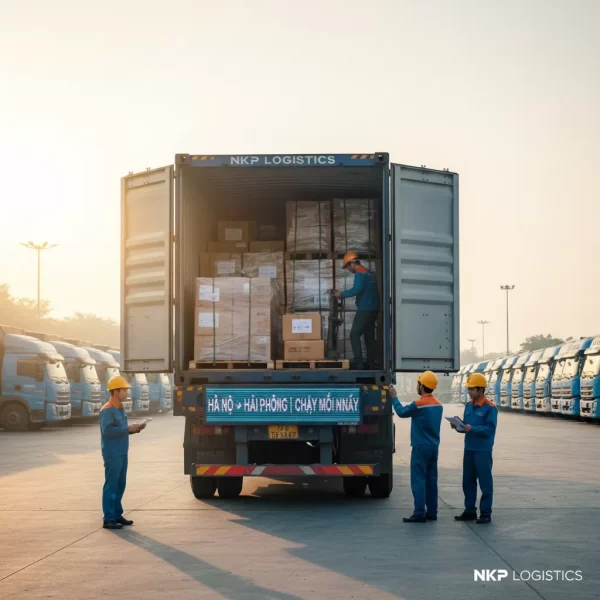 2. Hàng hóa đầy ắp sẵn sàng lên đường