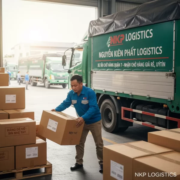 Xe Tải Chở Hàng Quận 7 – Nhận Chở Hàng Giá Rẻ, Uy Tín | Nguyễn Kiên Phát Logistics