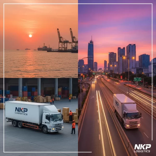 2. Bình minh Vũng Tàu, hoàng hôn Sài Gòn, xe tải giao hàng