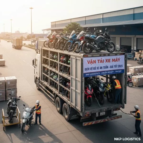 3. Xe tải chuyên dụng chở xe máy