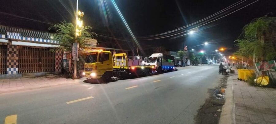 Cứu Hộ Ô Tô Bến Cát - Cứu Hộ Ô Tô Bình Dương 0786118118 -